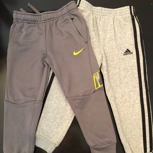 Nike and Adidas Boys Joggers